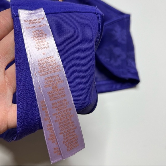 Savage x Fenty Strap Up Lace Bralette - Picture 8 of 9